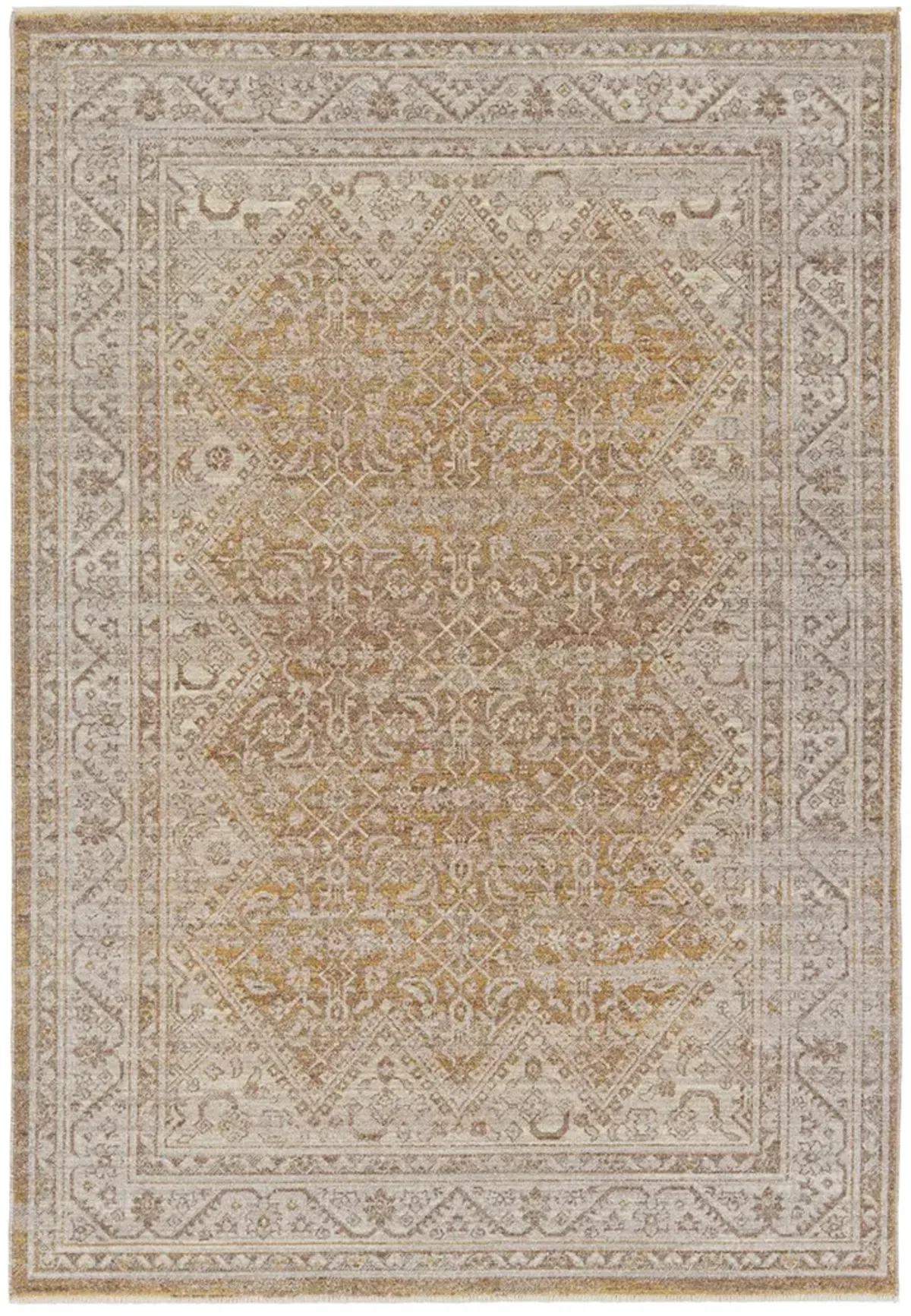 Leila Harriet Yellow/Gold 10' x 14' Rug