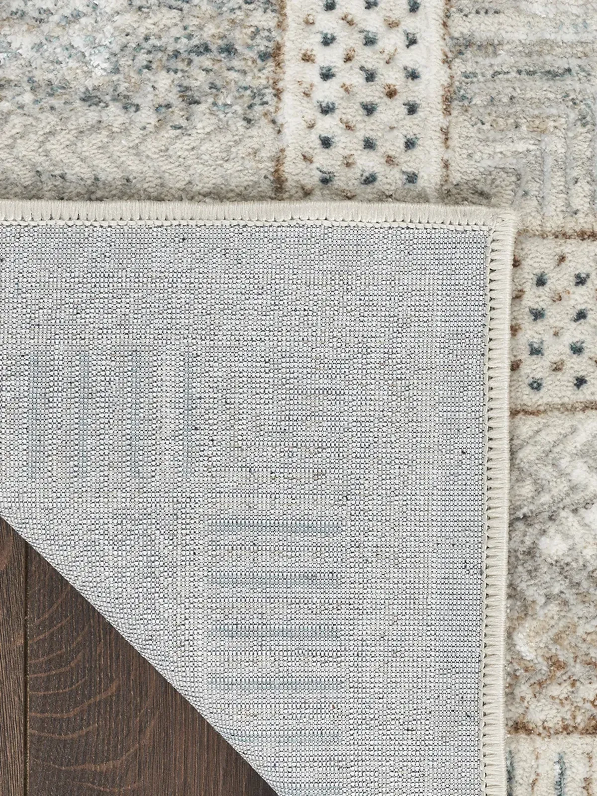 Glitz GLZ07 Ivory/Multicolor 5'3" x 7'3" Rug