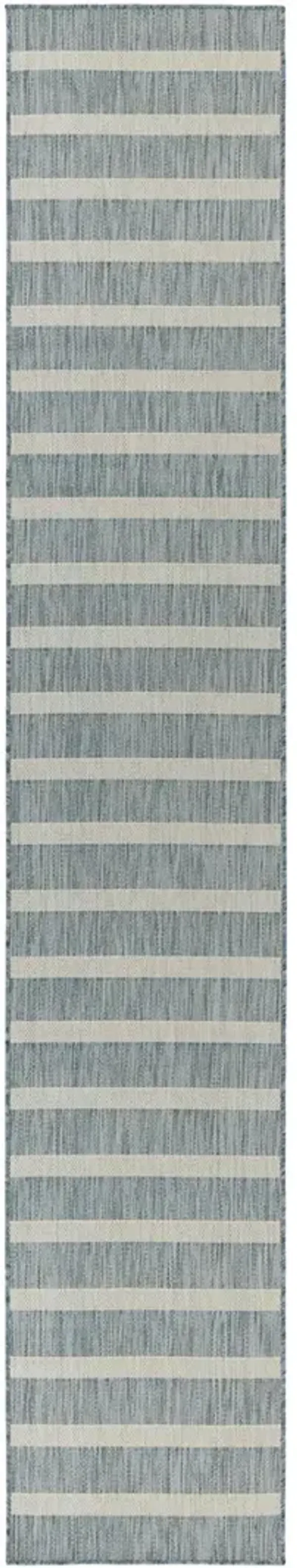 Positano POS03 Aqua/Ivory 2'2" x 8' Rug