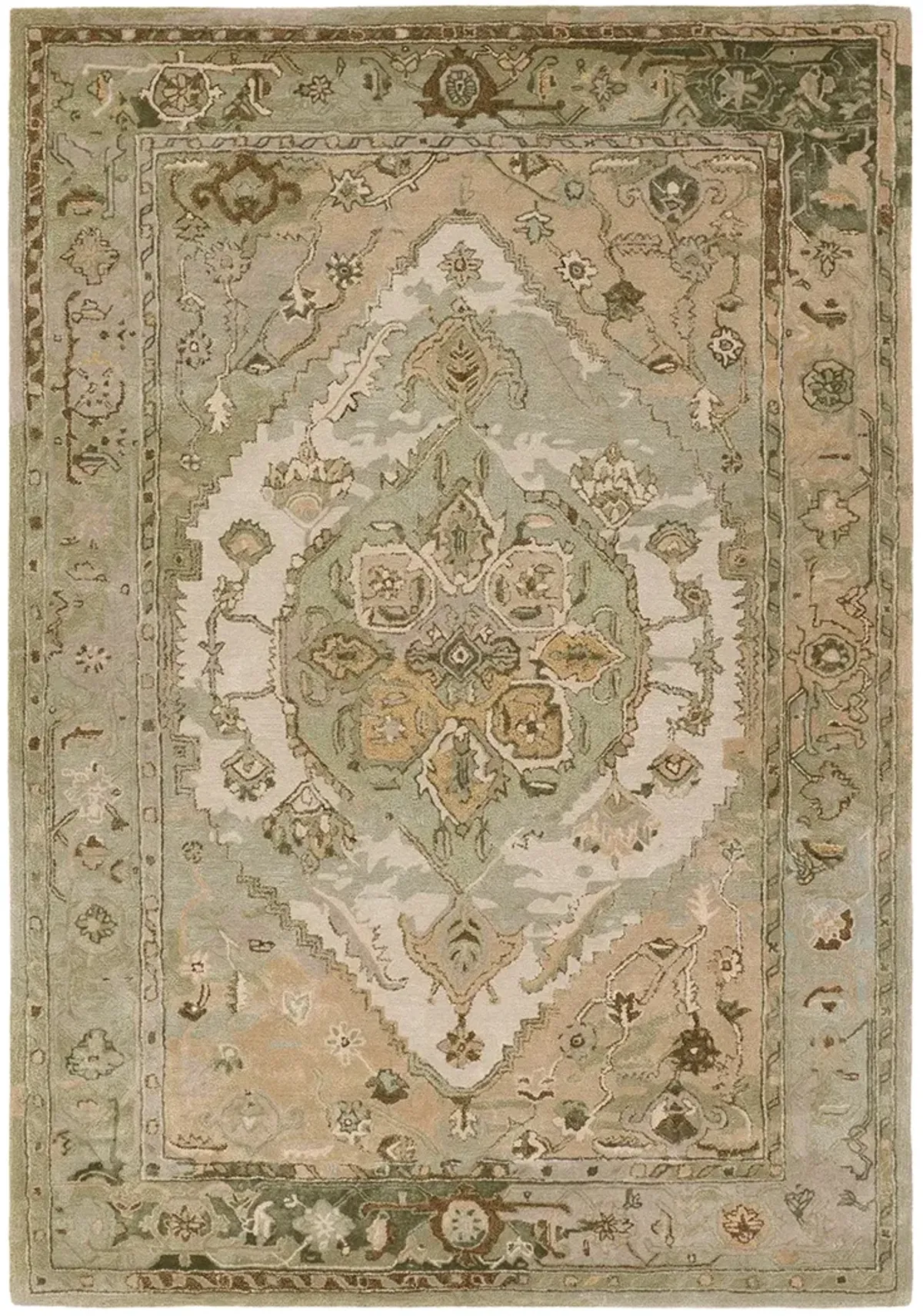 Citrine Raisa Green 10' x 14' Rug