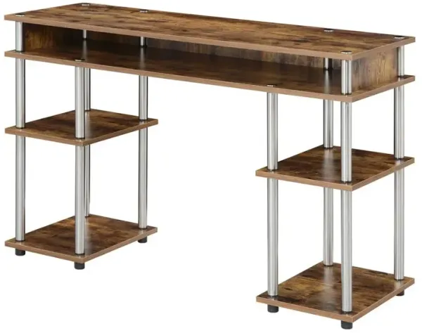 Convenience Concepts Designs2Go No Tools Student Desk with Shelves