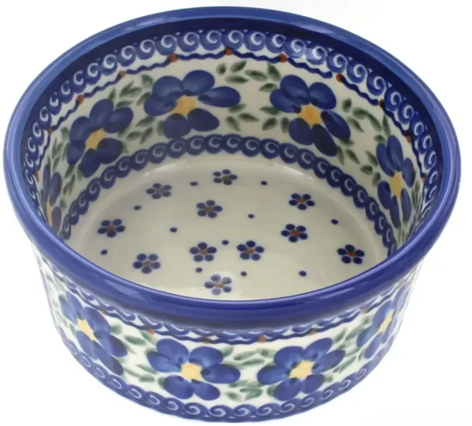 Blue Rose Polish Pottery Savannah Medium Bowl