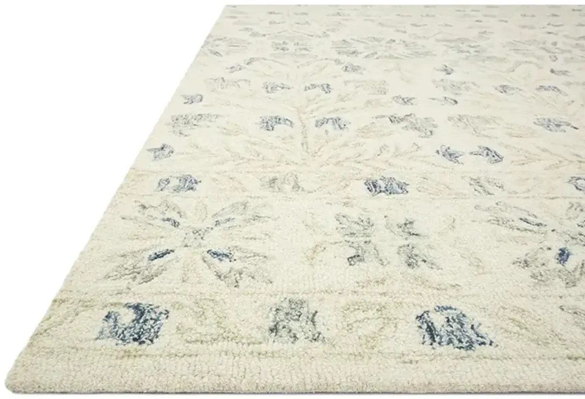 Norabel Ivory/Grey 9'3" x 13' Rug