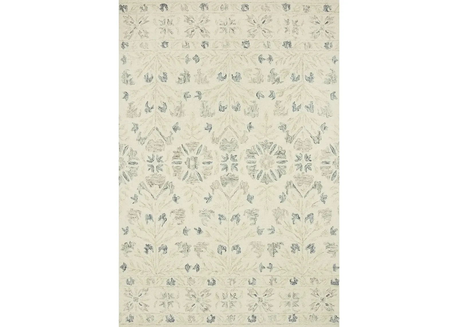 Norabel Ivory/Grey 9'3" x 13' Rug