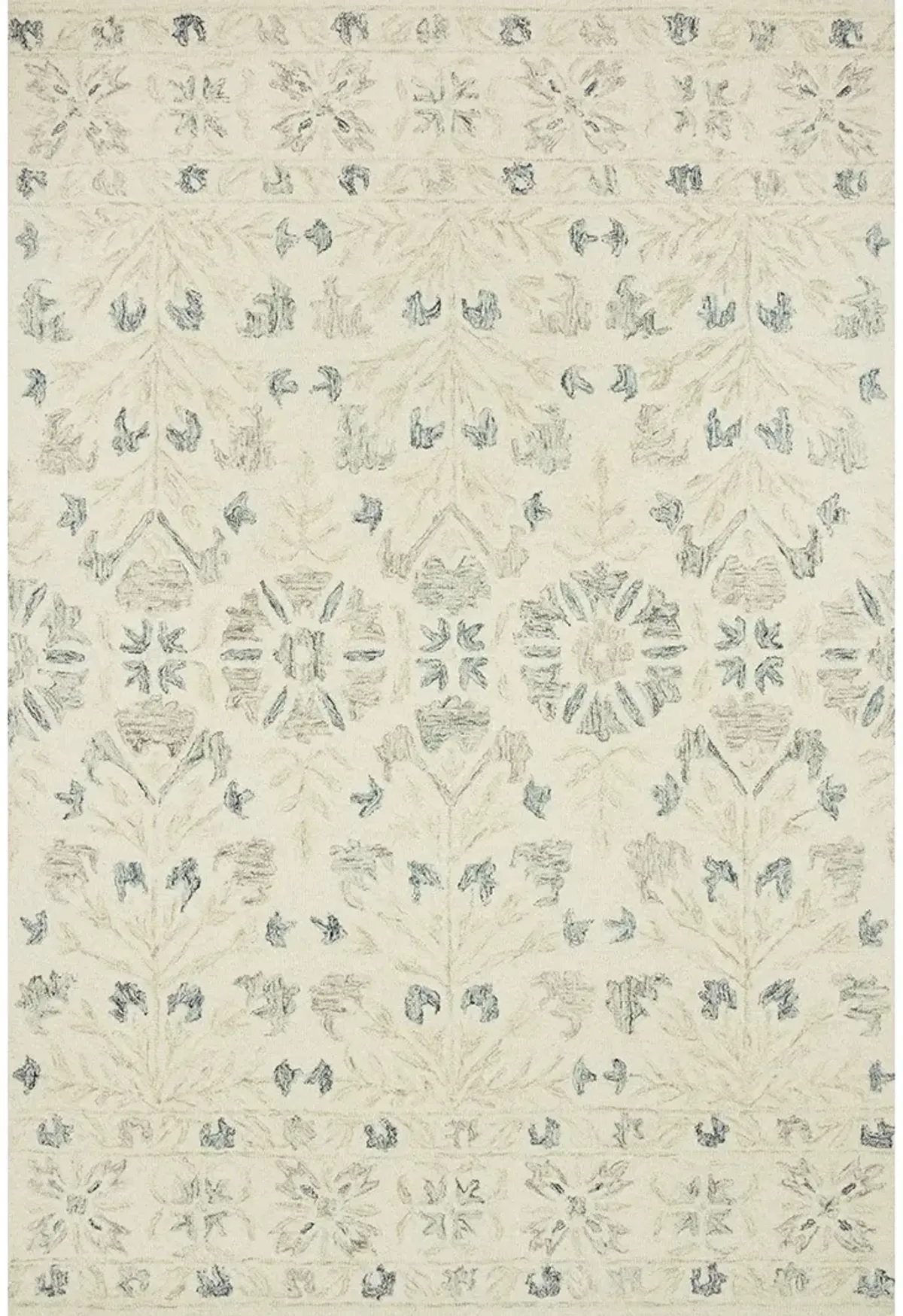 Norabel Ivory/Grey 9'3" x 13' Rug