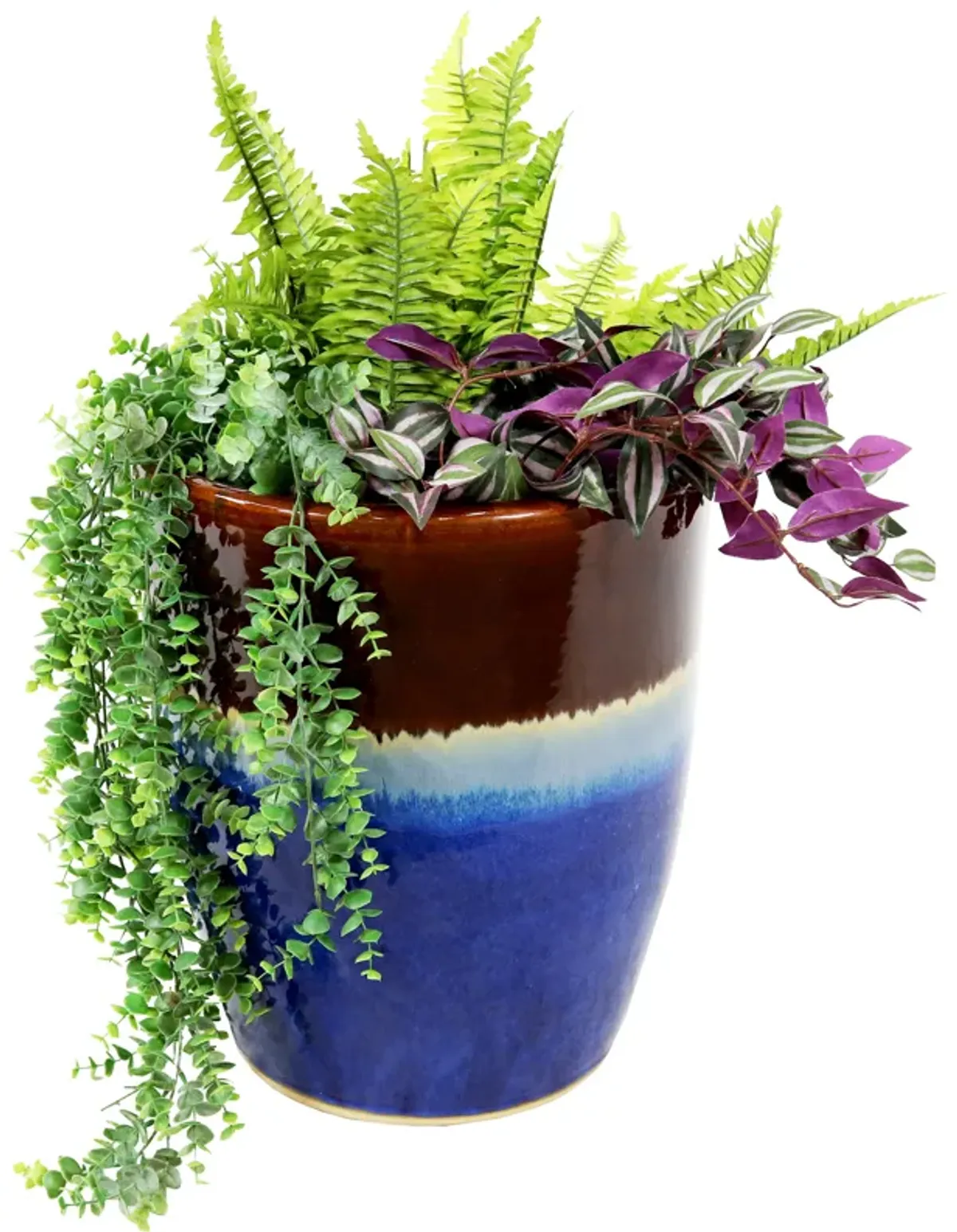 Sunnydaze Captivating Vista Ceramic Planter - 14"