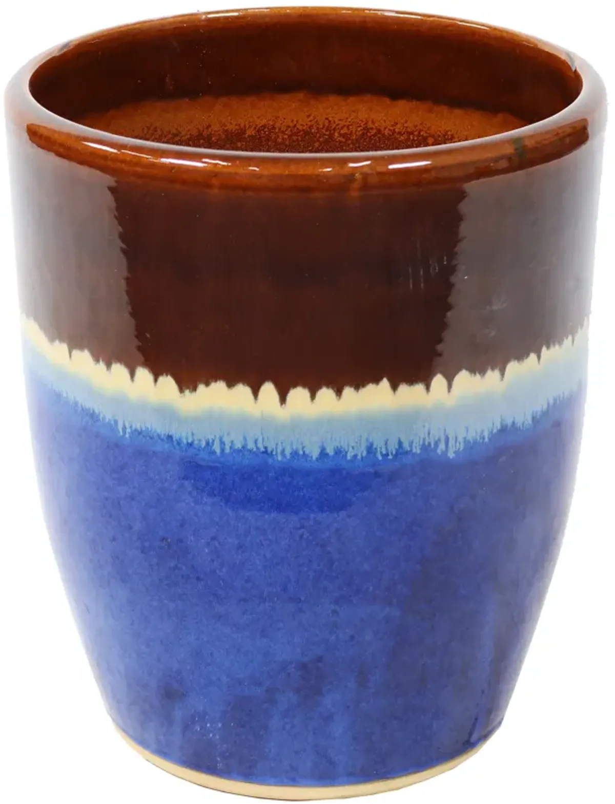 Sunnydaze Captivating Vista Ceramic Planter - 14"