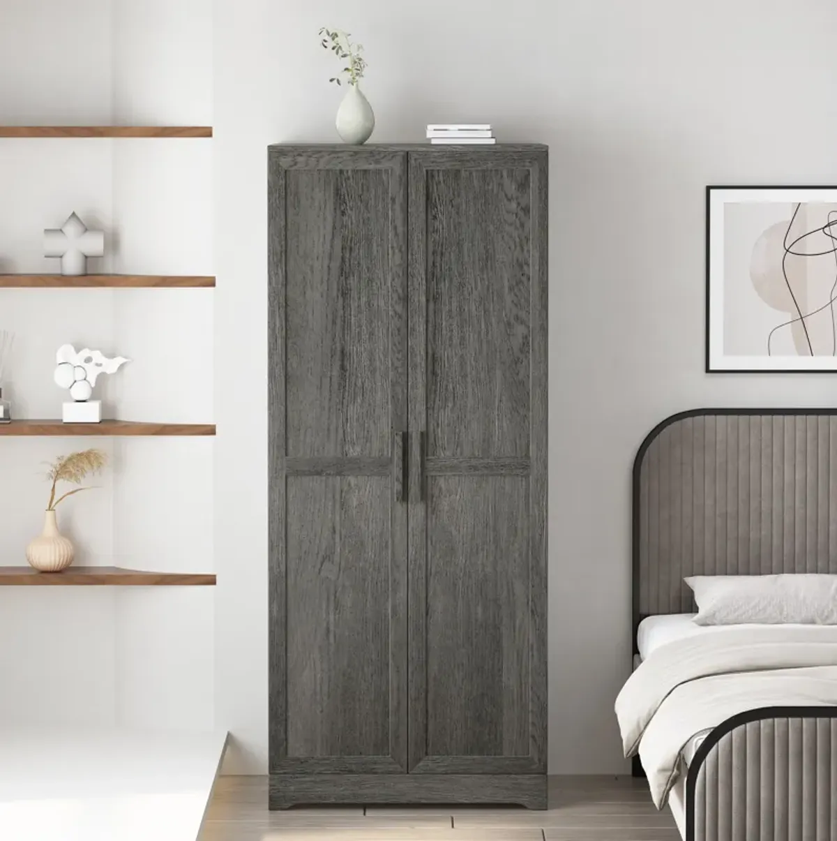 Sleek and Spacious Armoire Elevate Your Bedroom Sanctuary