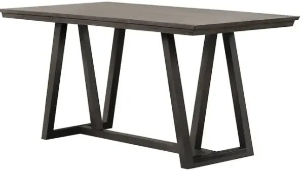 New Classic Furniture High Line Wood 80 Rectangular Dining Table, Coffee
