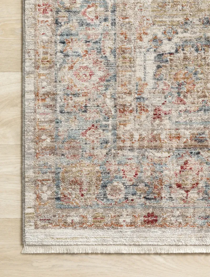 Claire Ivory/Ocean 9'6" x 13' Rug