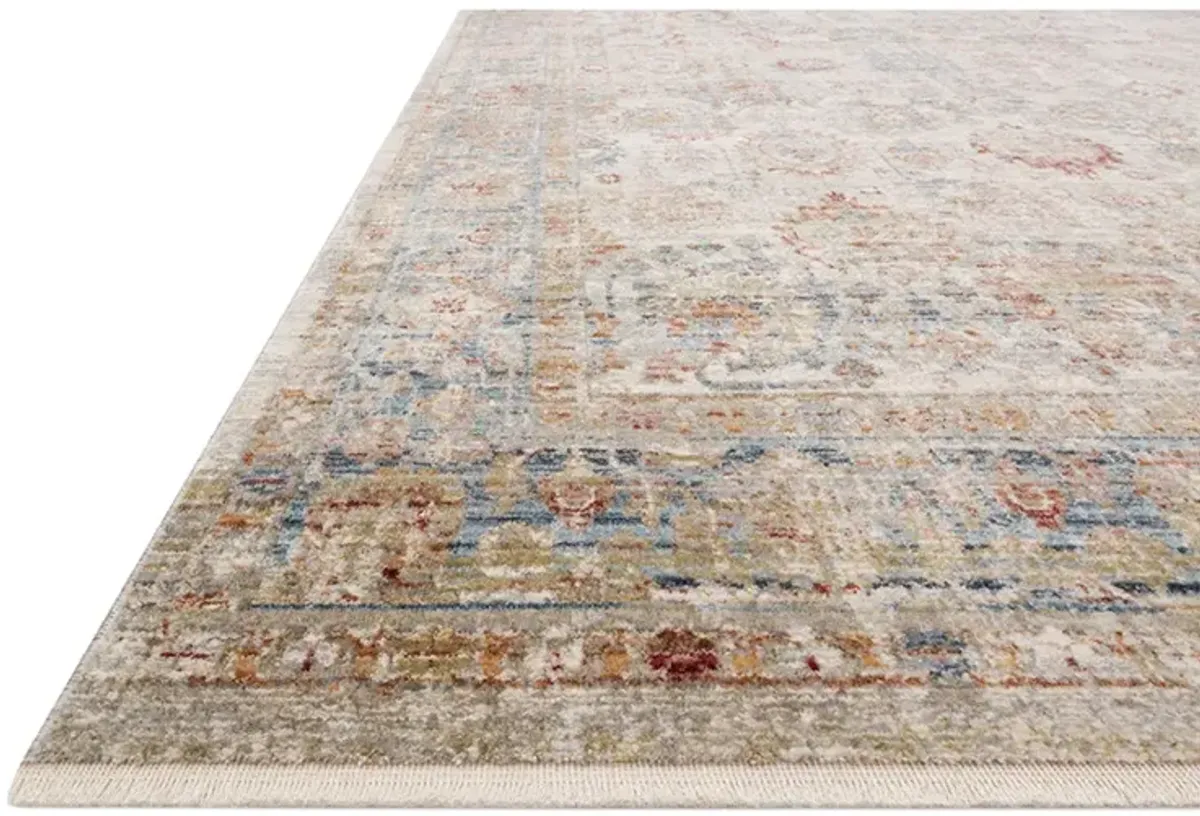 Claire Ivory/Ocean 9'6" x 13' Rug