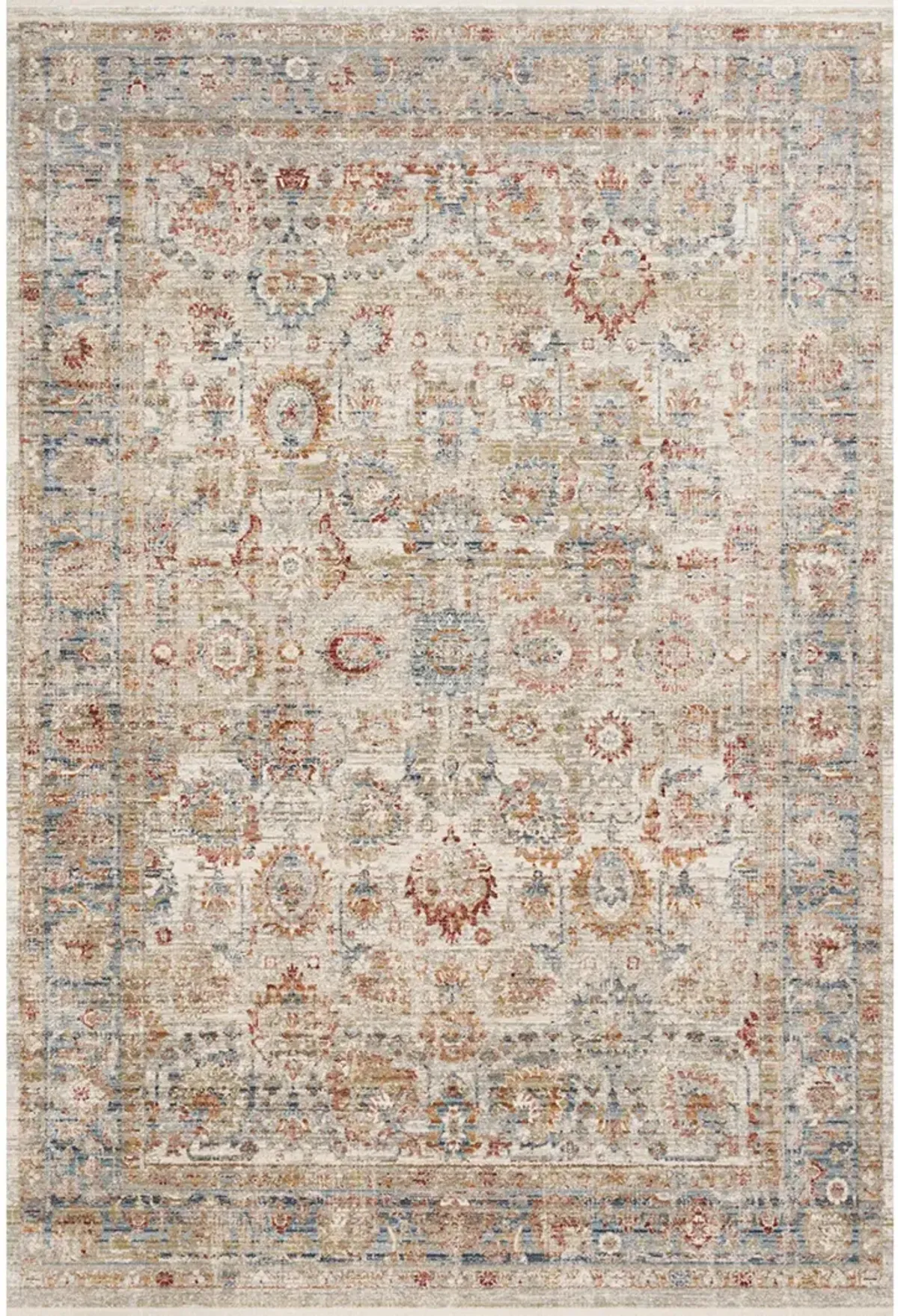 Claire Ivory/Ocean 9'6" x 13' Rug