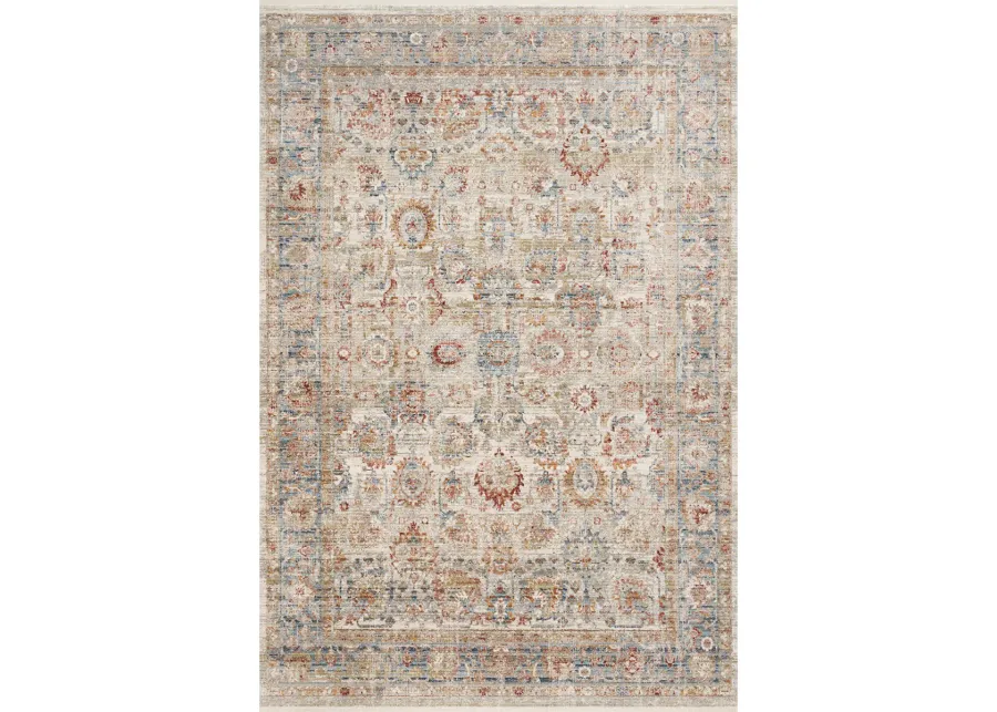 Claire Ivory/Ocean 9'6" x 13' Rug