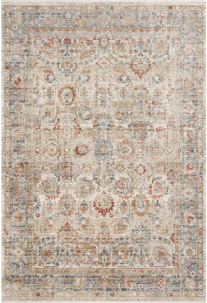 Claire Ivory/Ocean 9'6" x 13' Rug