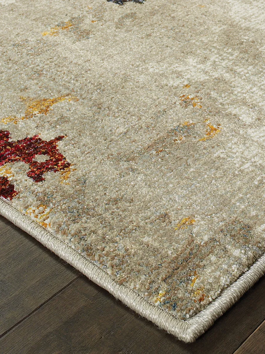 Evolution 3'3" x 5'2" Beige Rug