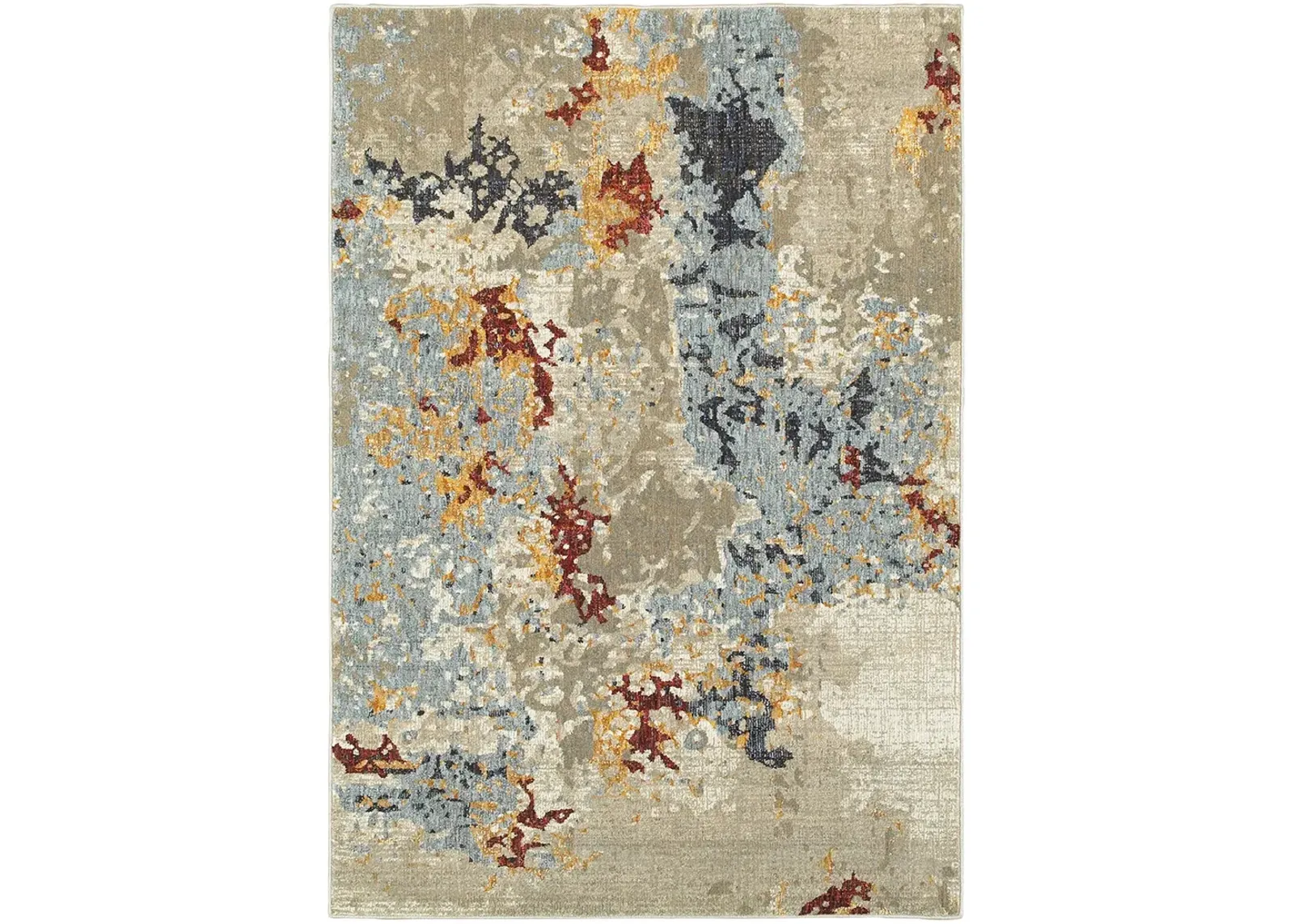 Evolution 3'3" x 5'2" Beige Rug