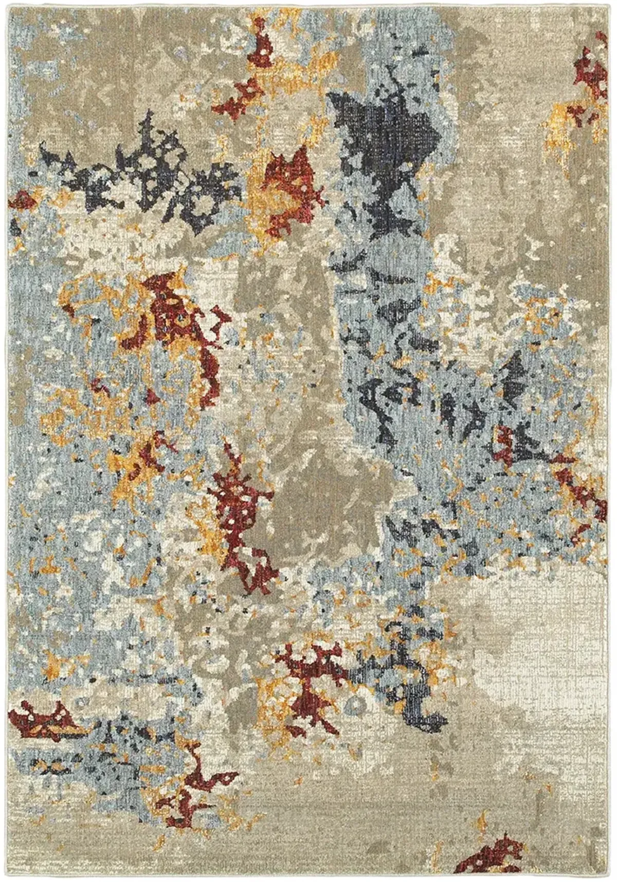 Evolution 3'3" x 5'2" Beige Rug