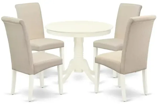 Dining Room Set Linen White