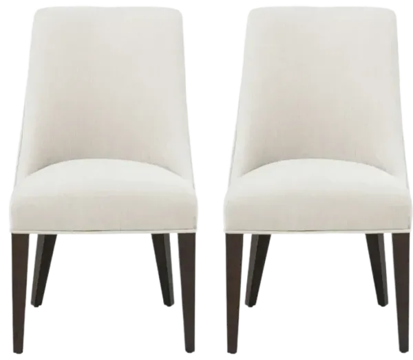 Beever White Dining Chairs (Set of 2)