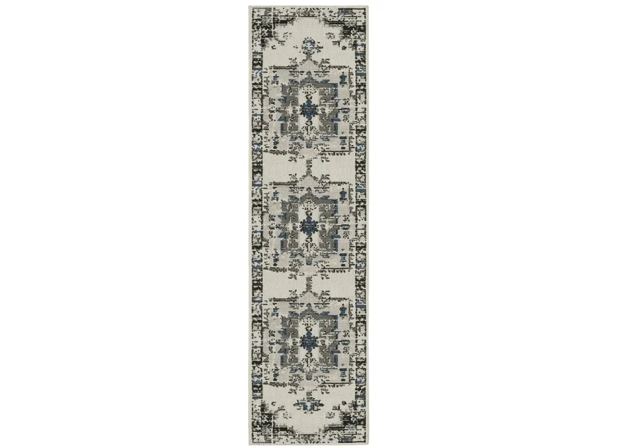 Torrey 1'10" x 7'3" Beige Rug