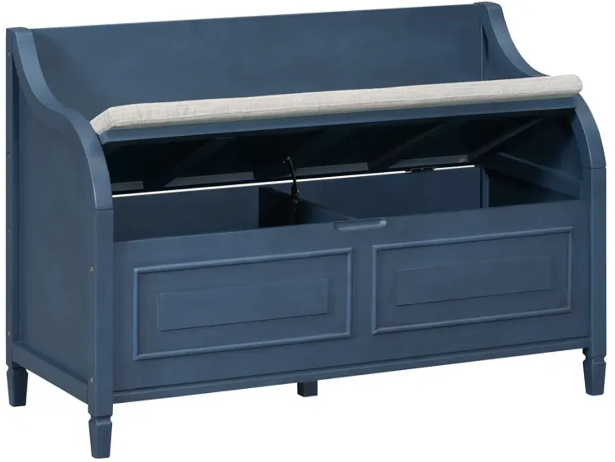 Merax Multifunctional Storage Bench with Safety Hinge