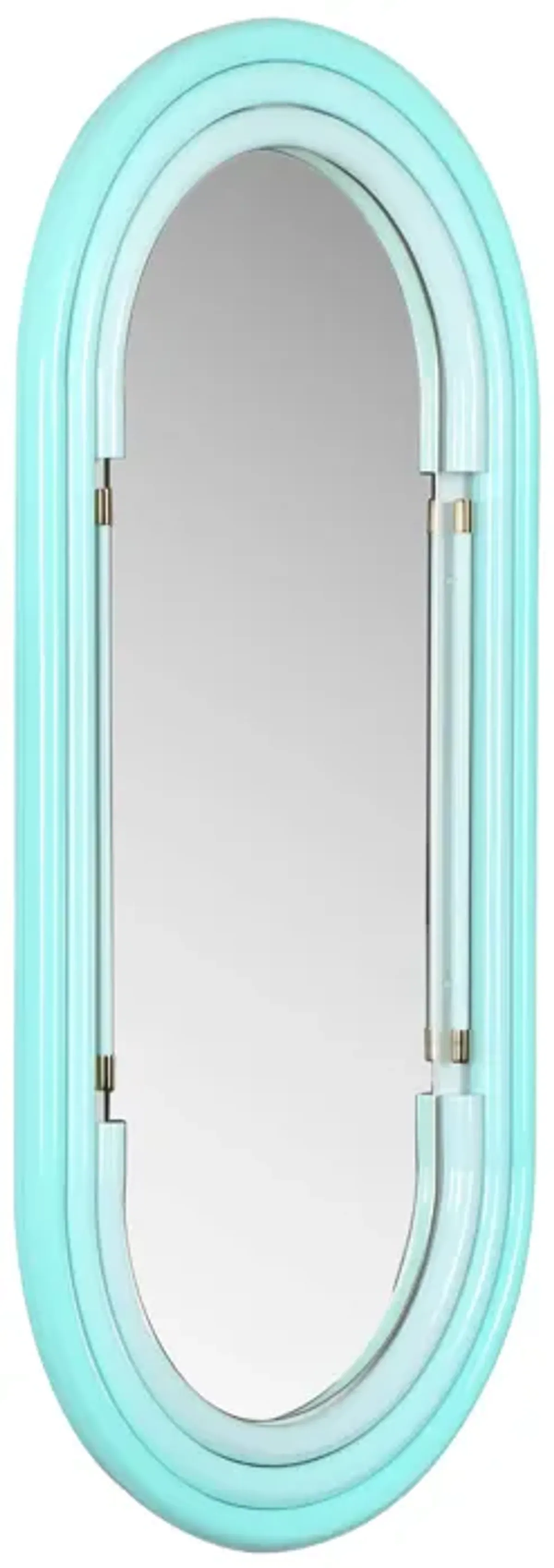 Neon Large Wall Mirror in Pink