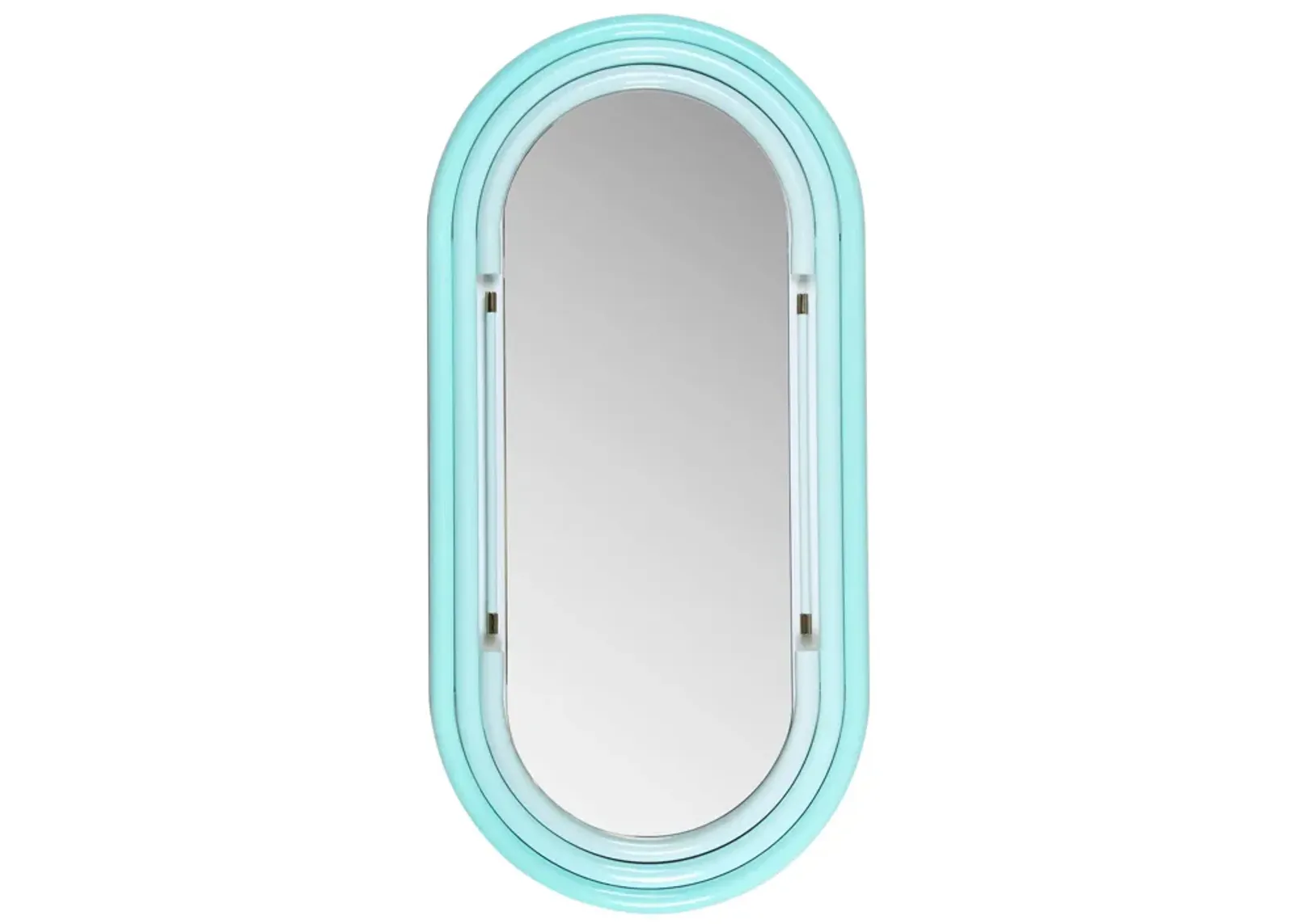 Neon Large Wall Mirror in Pink