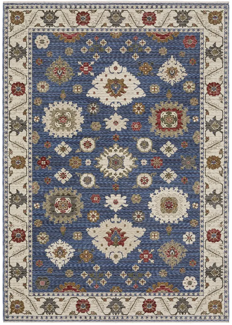 Hastings 5'3" x 7'6" Blue Rug