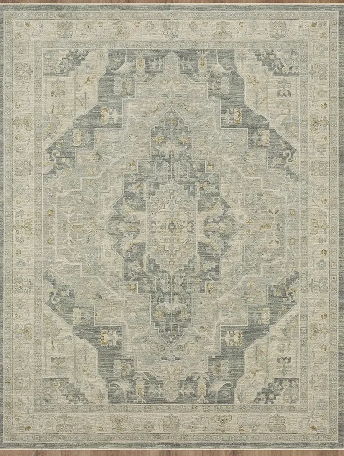 Adalia Kumra Dark gray 2' 7" X 7' 3" Rug