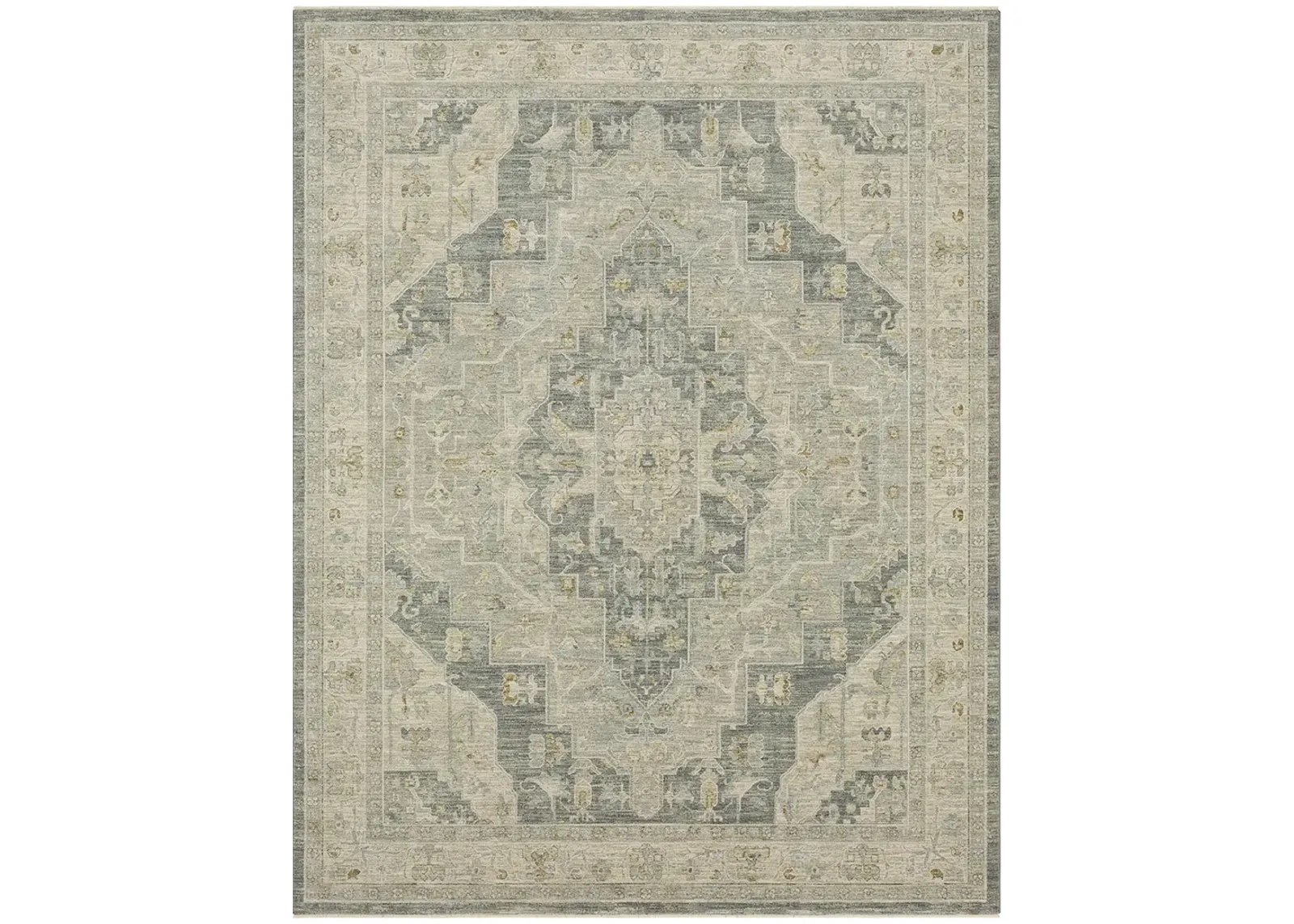 Adalia Kumra Dark gray 2' 7" X 7' 3" Rug