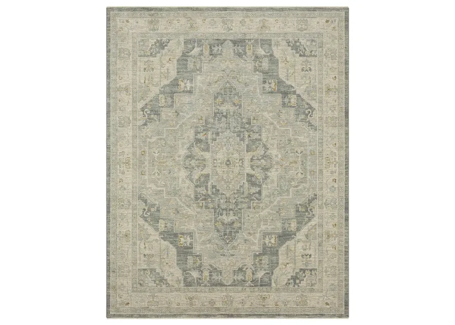 Adalia Kumra Dark gray 2' 7" X 7' 3" Rug