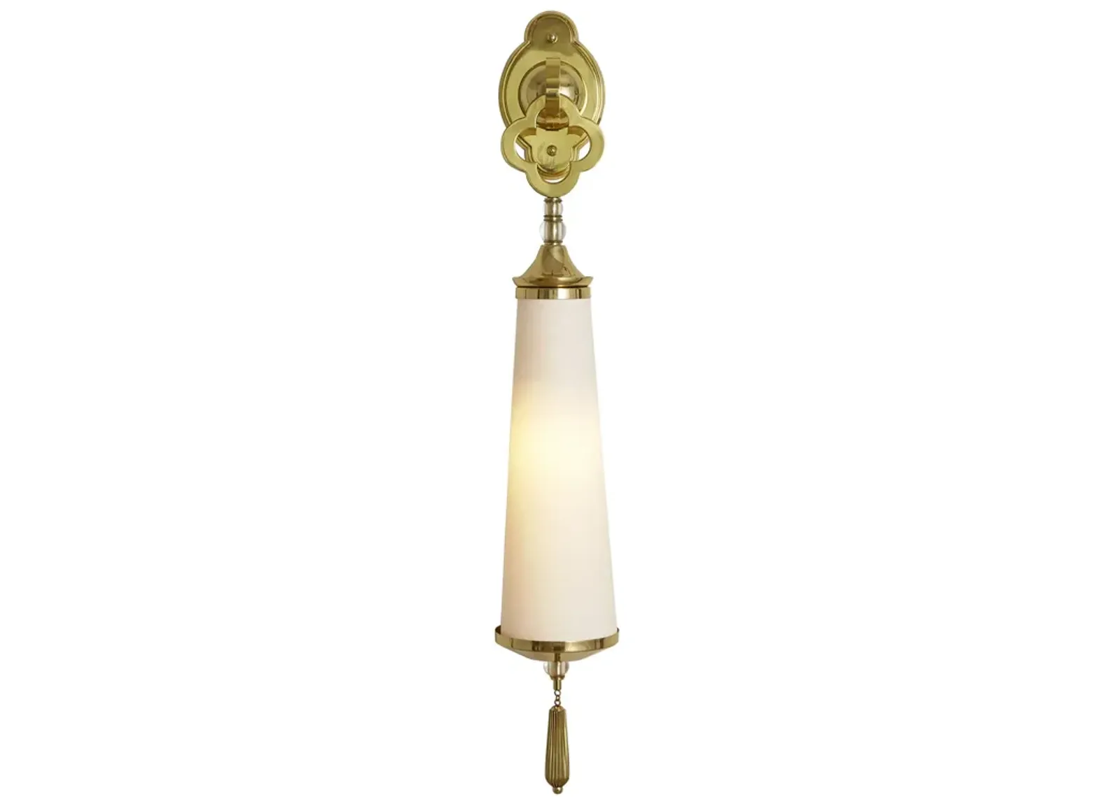 Quatrefoil Sconce Brass Hardwire