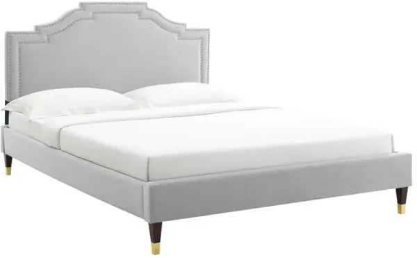 Modway - Adelaide Performance Velvet Queen Platform Bed