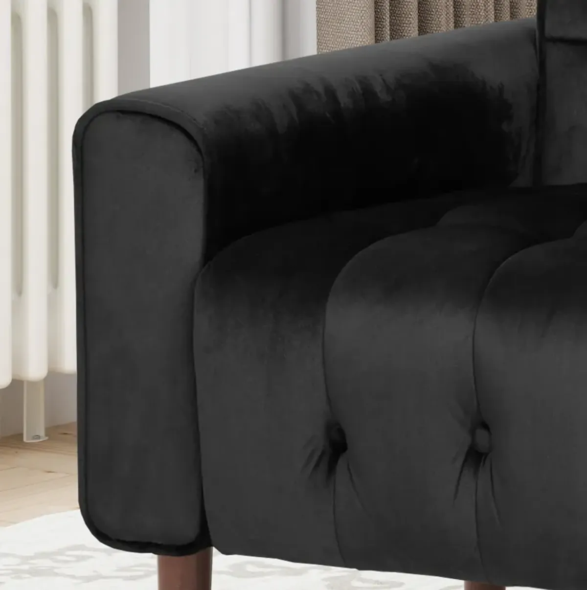 Merax Modern Arm Chair with Tufted Back