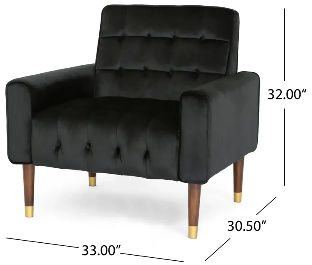 Merax Modern Arm Chair with Tufted Back