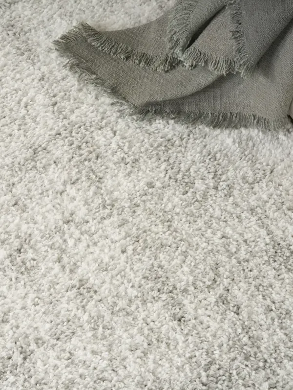 Modern Shag MMD06 Ivory/Gray 7'10" x 9'10" Rug