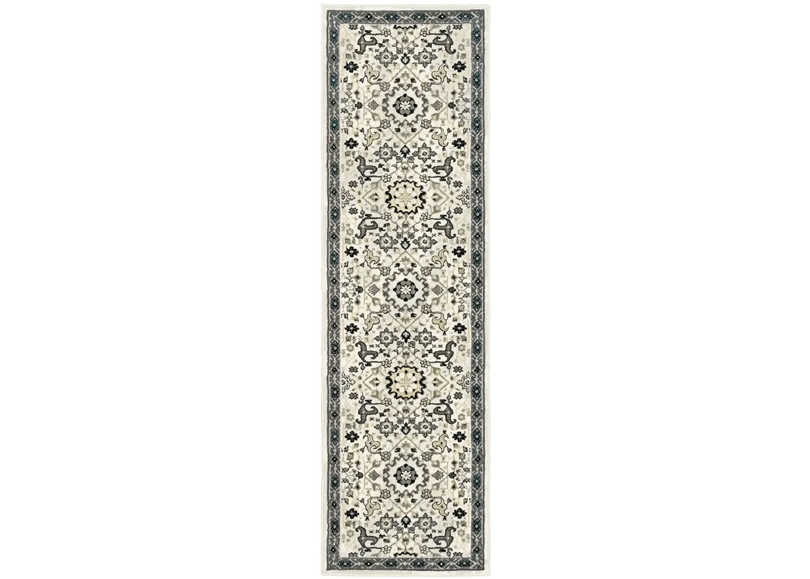 Bowen 2'3" x 7'6" Ivory Rug