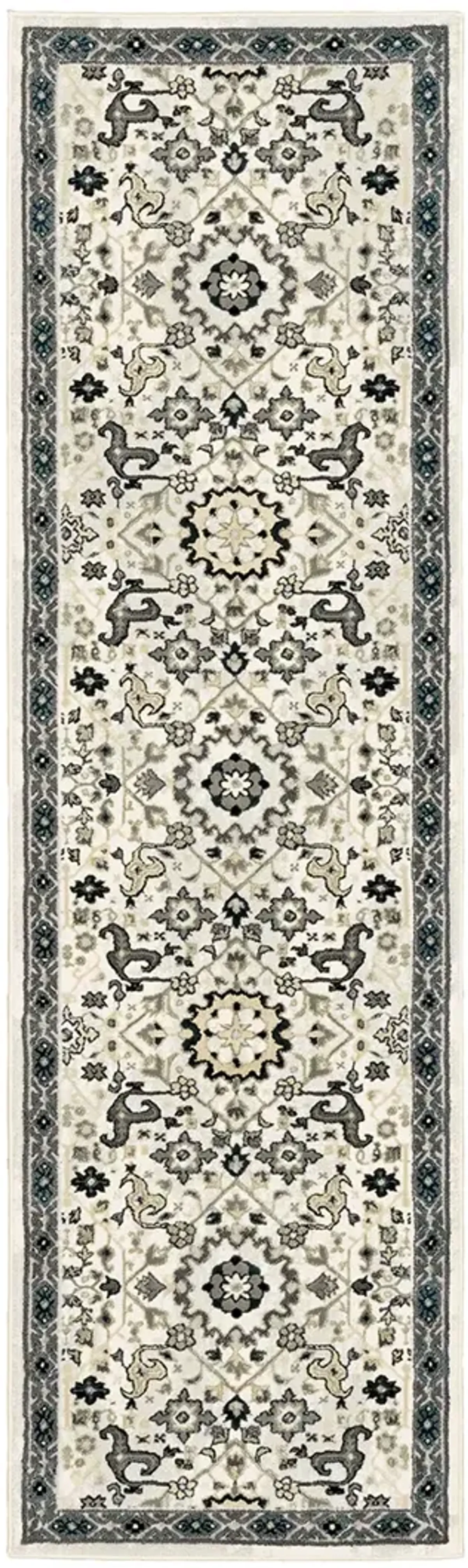 Bowen 2'3" x 7'6" Ivory Rug