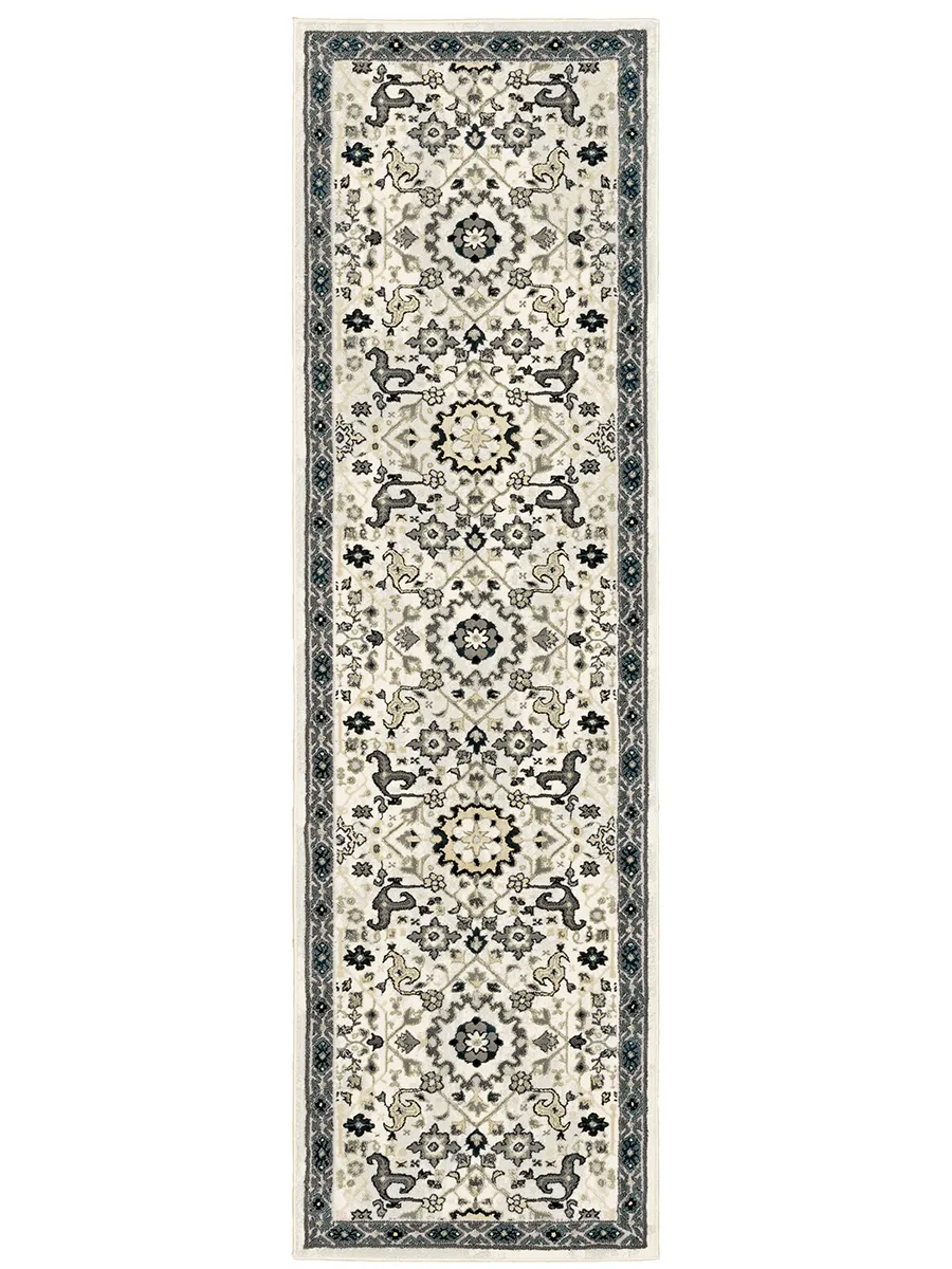 Bowen 2'3" x 7'6" Ivory Rug