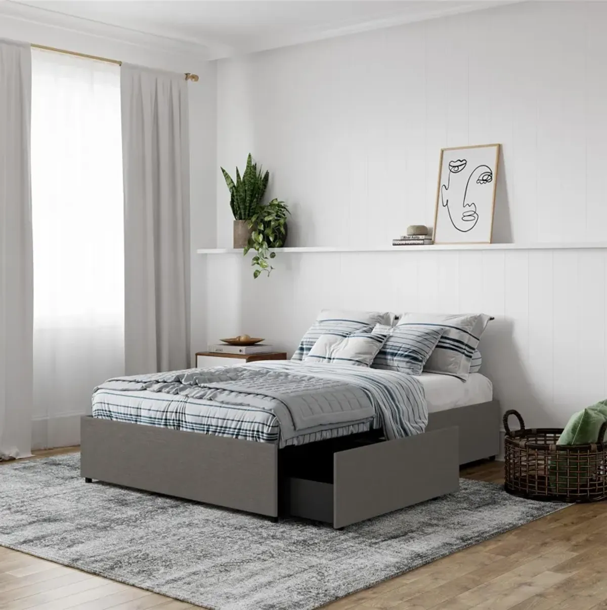 Micah Platform Bed with Storage