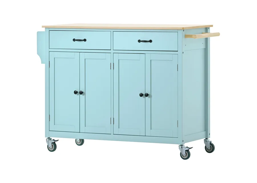 Merax Kitchen Island Cart