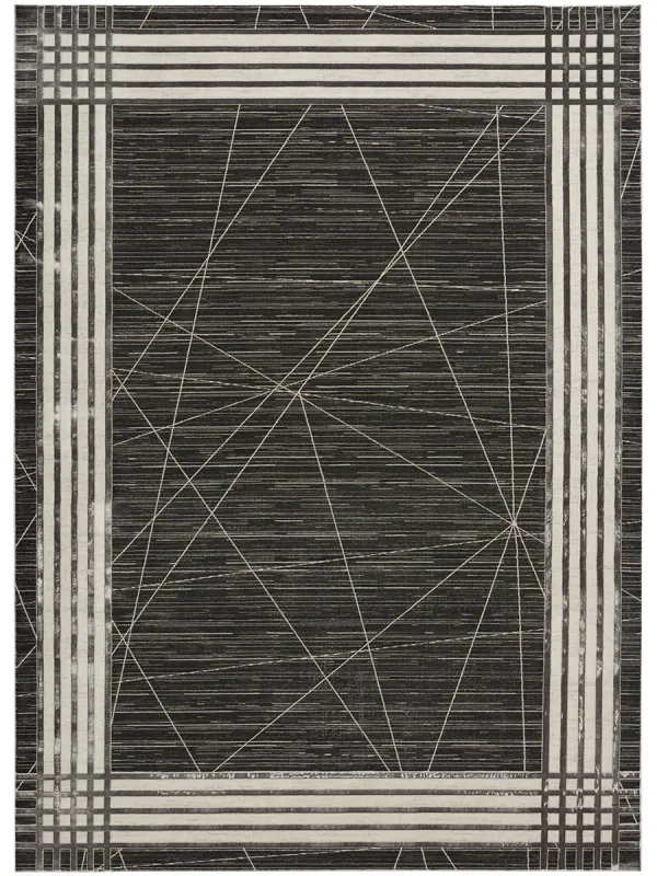 Desire DSR01 Charcoal/Silver 7'10" x 9'10" Rug