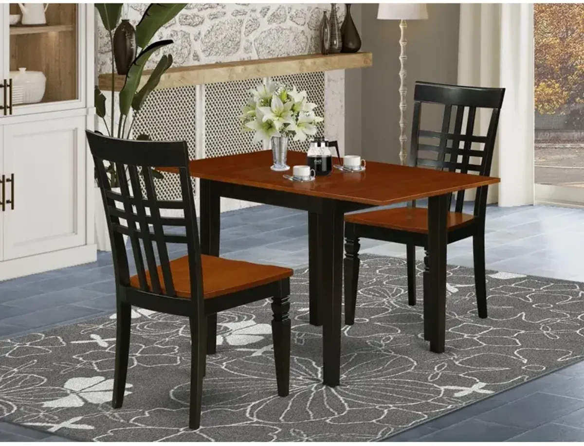 Dining Room Set Black & Cherry