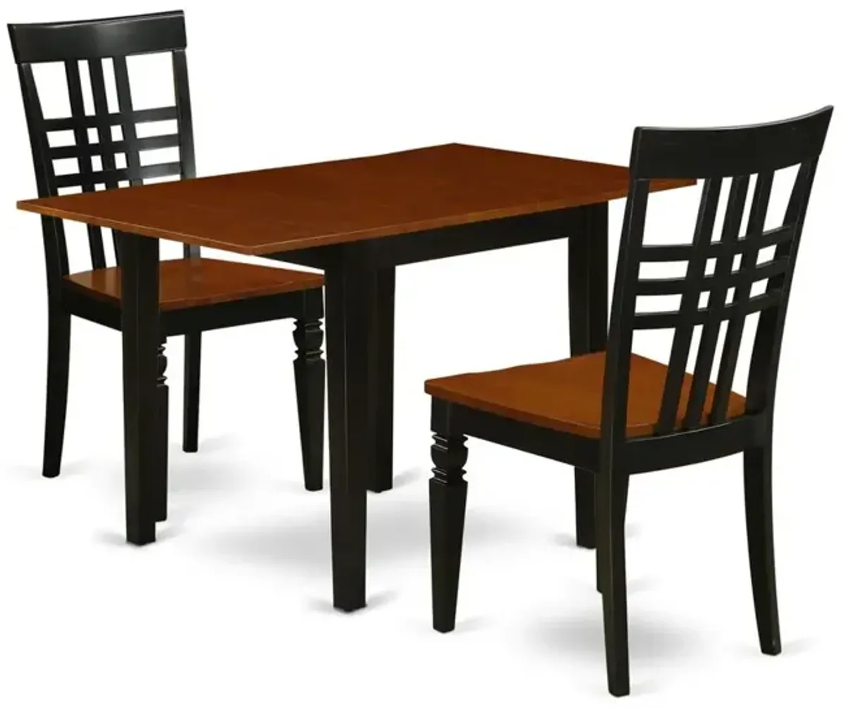 Dining Room Set Black & Cherry