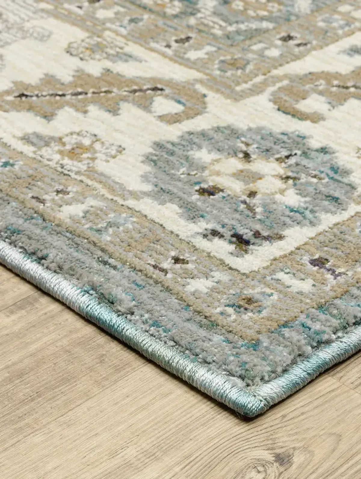 Andorra 2'3" x 8' Blue Rug