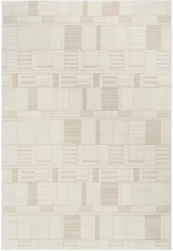 Nordic NRC04 Ivory/Beige 5' x 7' Rug