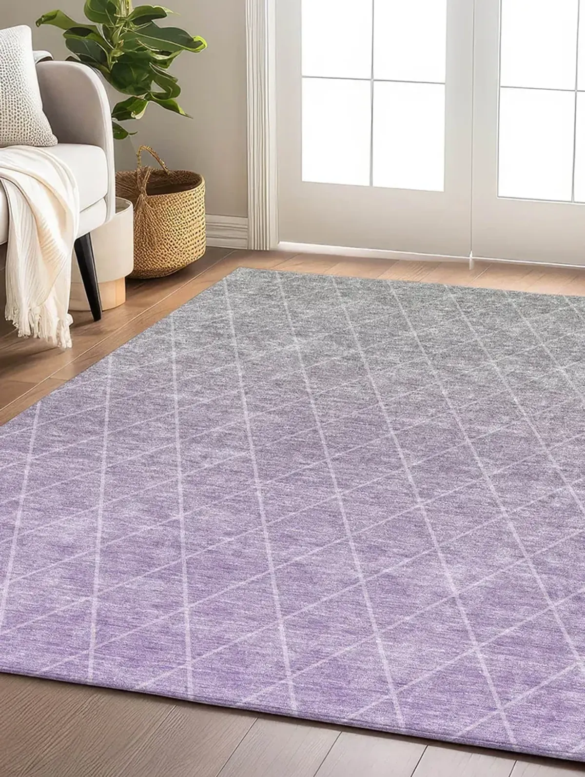 Lazio LZ2 Lavender 20" x 30" Rug