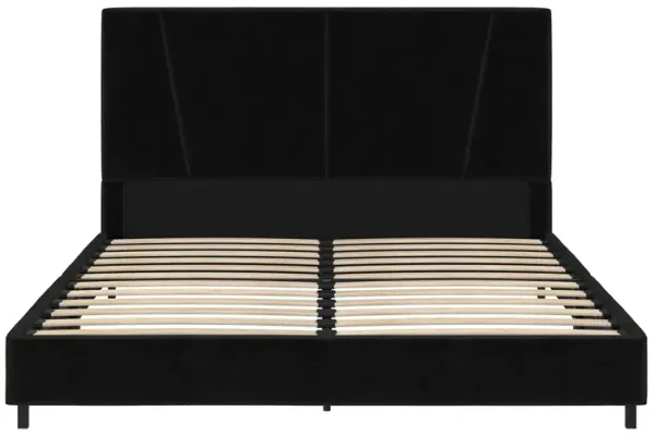 Maverick Velvet Upholstered Bed