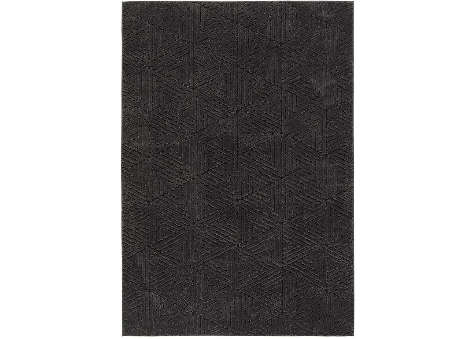 Calix By Nikki Chu Ziazan Black 2'5" x 10' Runner Rug