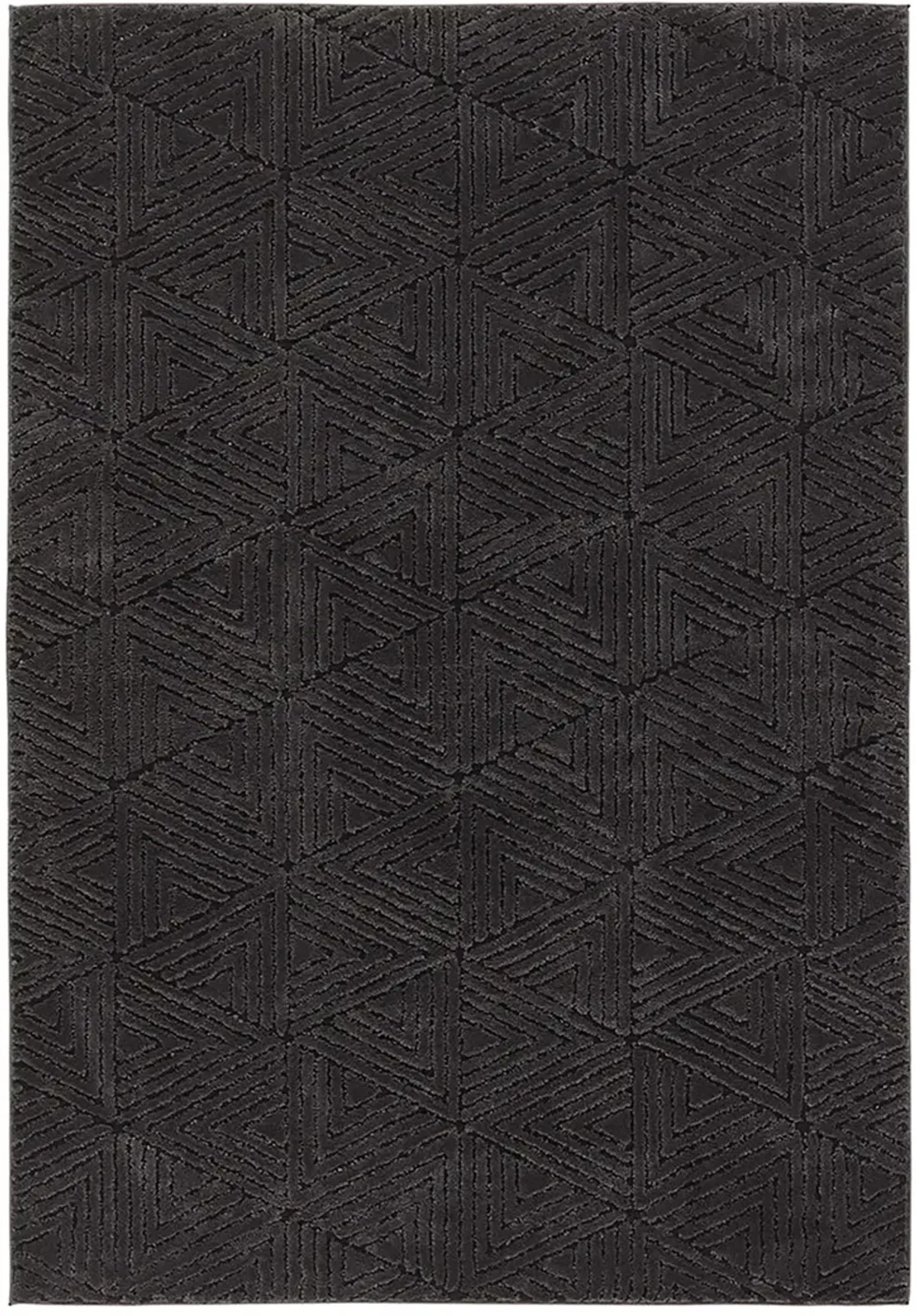 Calix By Nikki Chu Ziazan Black 2'5" x 10' Runner Rug